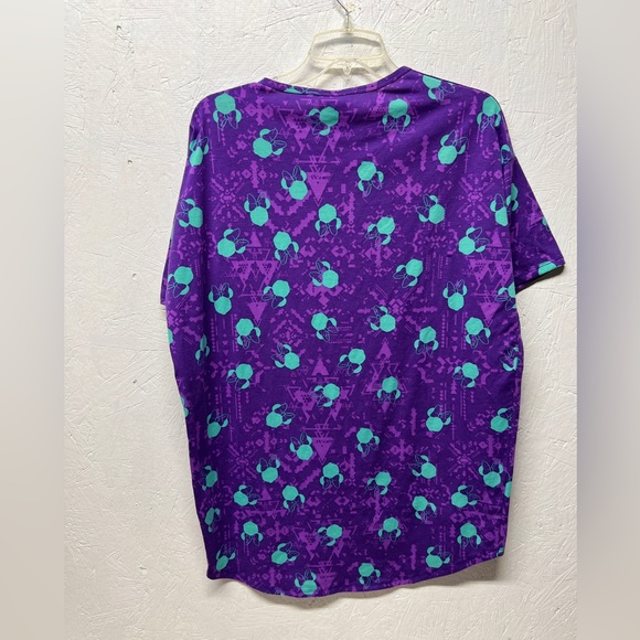 LuLaRoe Disney Minnie purple XXS Irma - Picture 3 of 5